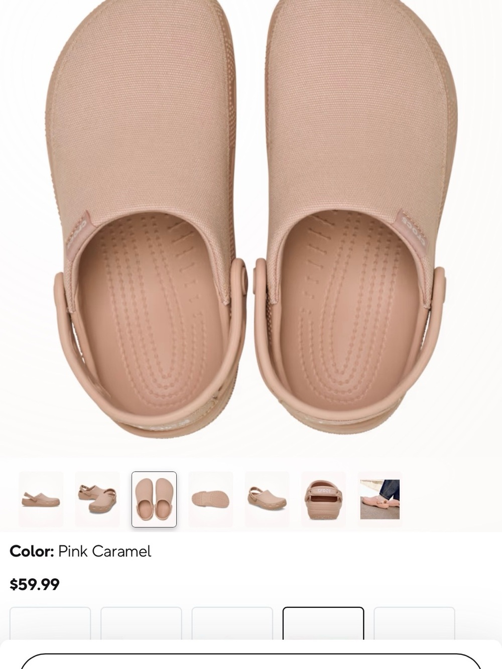 Crocs Classic Crafted Clog - Pink Caramel size 9
